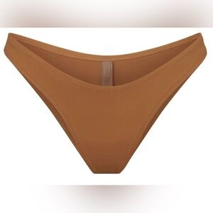 NWT Skims Swim Cheeky Tanga Bottoms in Almond - Size 4X